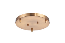 Matteo CP0103AG - Multi Ceiling Canopy (Line Voltage) Aged Gold Brass Canopy