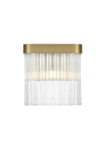 Elegant 1070W9SG - Harlow 9 inch Wall Sconce in Satin Gold