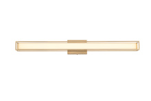 Elegant LD301W36SG - Aden 36 inch LED Wall Sconce in Satin Gold