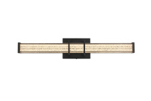 Elegant LD302W24BK - Ivaan 24 inch LED Wall Sconce in Black