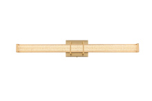 Elegant LD302W31SG - Ivaan 31 inch LED Wall Sconce in Satin Gold