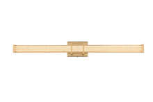 Elegant LD302W36SG - Ivaan 36 inch LED Wall Sconce in Satin Gold