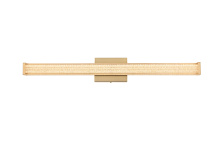 Elegant LD303W31SG - Jaxx 31 inch LED Wall Sconce in Satin Gold