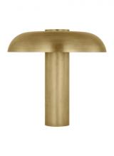 Visual Comfort SLTB26627NB - Sean Lavin Louver 1-light dimmable LED medium table lamp with natural brass finish