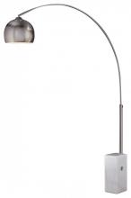 Minka P054-084 - GEORGE'S READING ROOM - 1 LIGHT ARC FLOOR LAMP MARBLE BASE