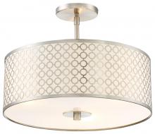 Minka P1267-084 - DOTS - 3 LIGHT SEMI FLUSH