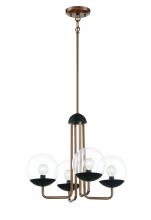 Minka P1504-416 - OUTER LIMITS - 4 LIGHT CHANDELIER