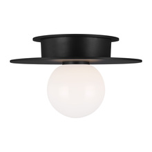 Visual Comfort KF1001MBK - Nodes Small Flush Mount